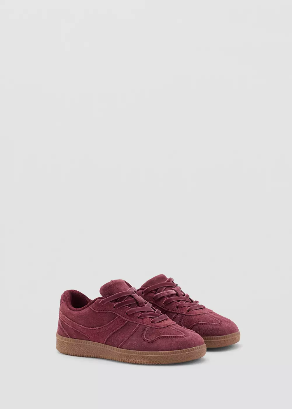 Baskets 100 % cuir, MANGO KIDS
