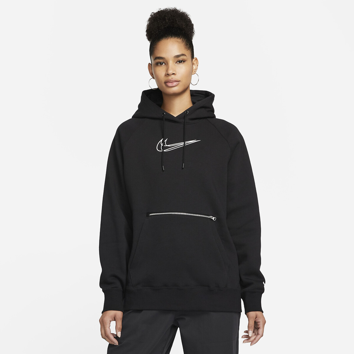 nike sportswear logo hoodie