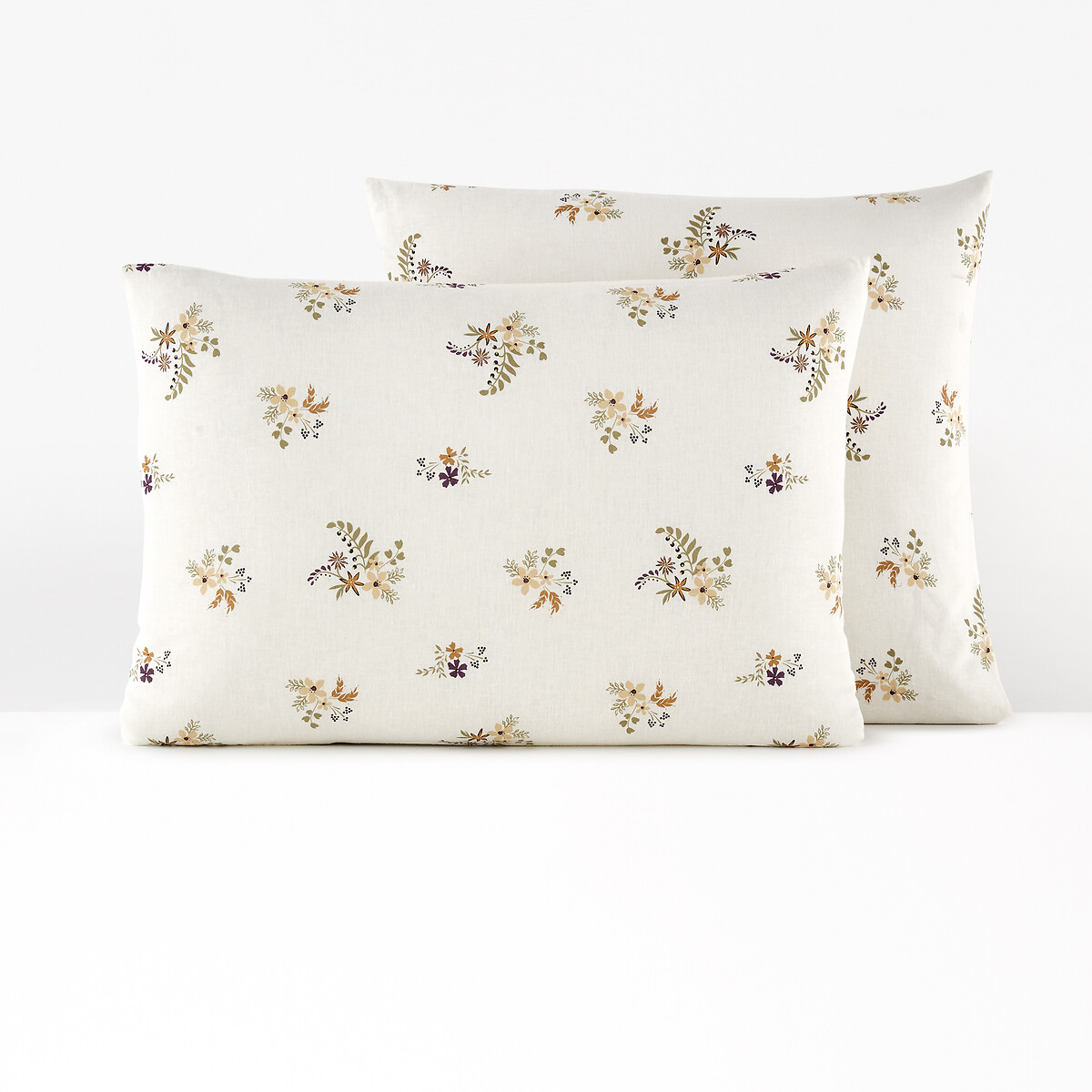 Vera Floral Cotton / Washed Linen Pillowcase