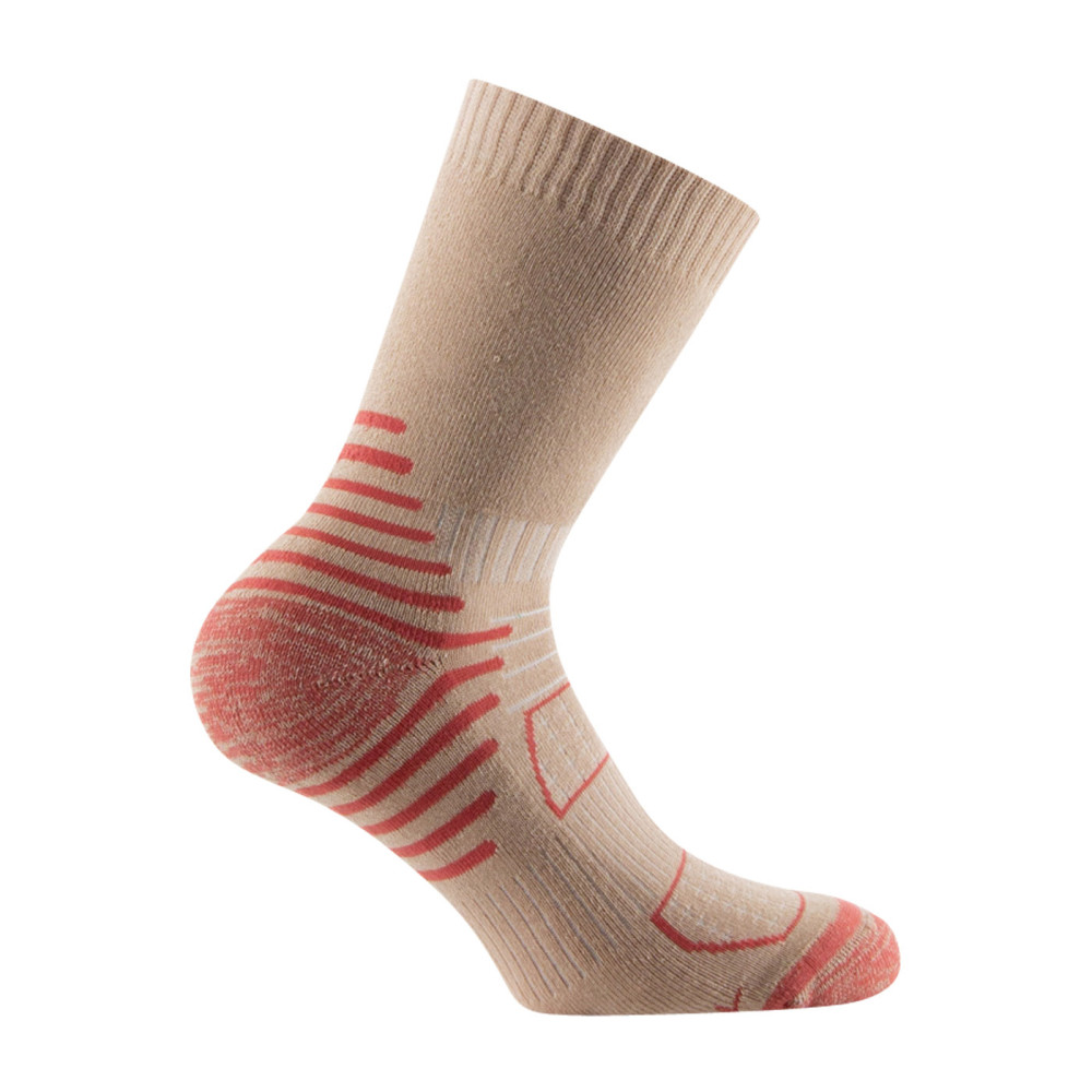 Mi-chaussettes Femme spéciales randonnée toute bouclette Coton, KINDY