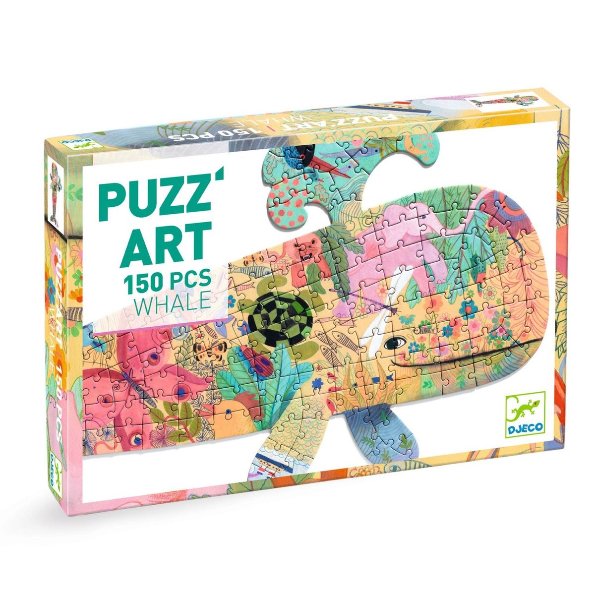 ② DJECO, puzzle animaux de la jungle 4, 6, 9 pièces — Jouets