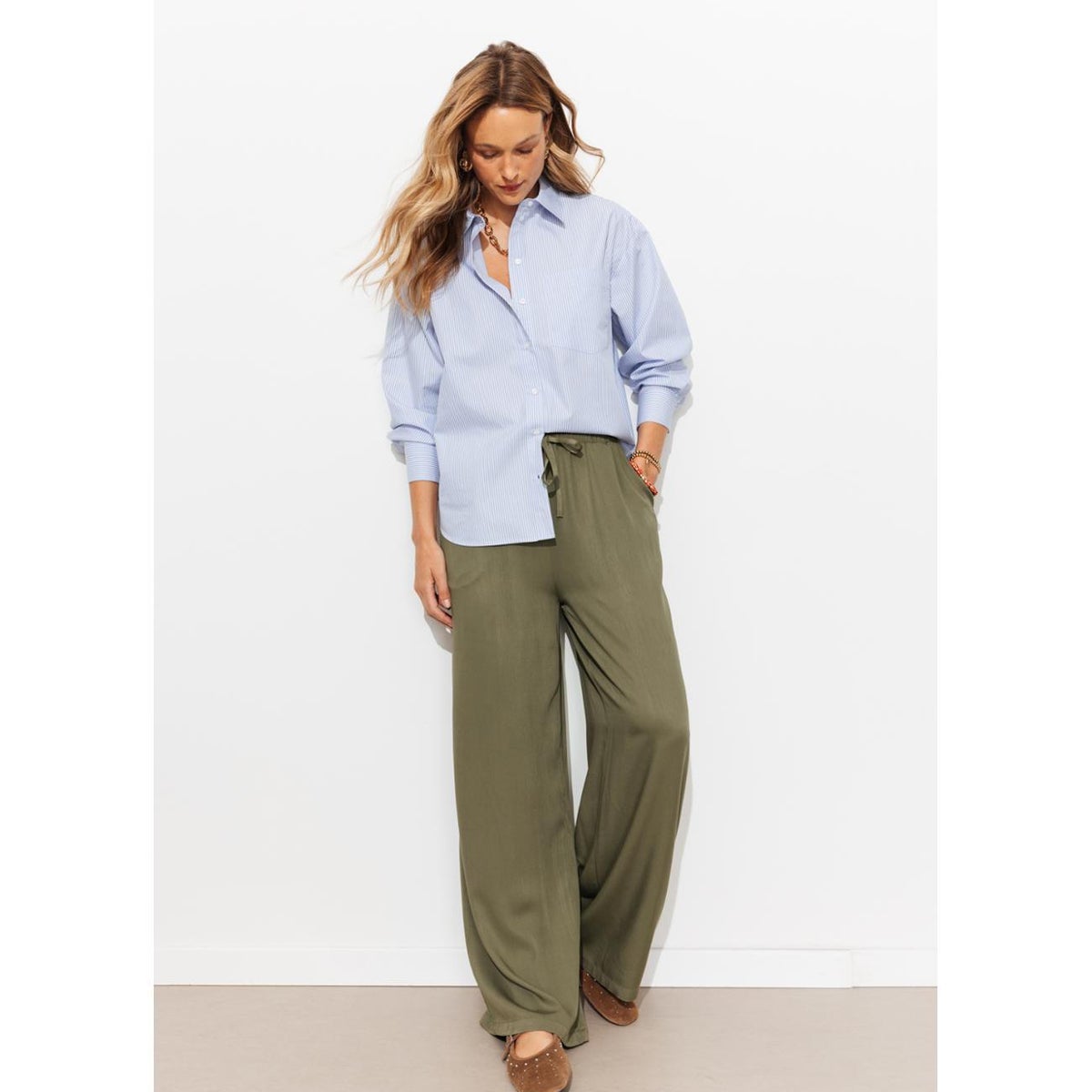 Pantalon large et fluide, PROMOD