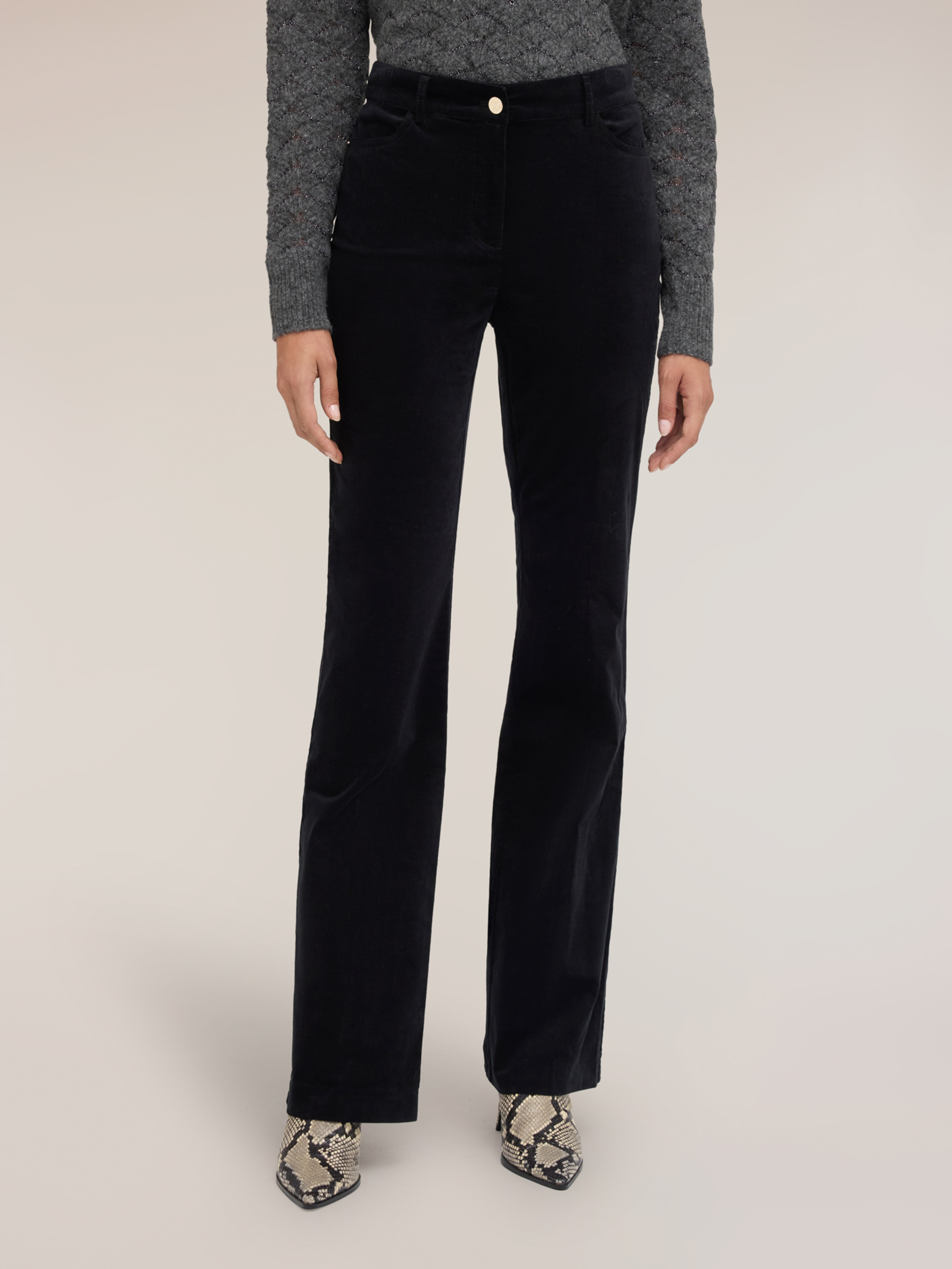 Pantalon flare en velours côtelé, MOTIVI