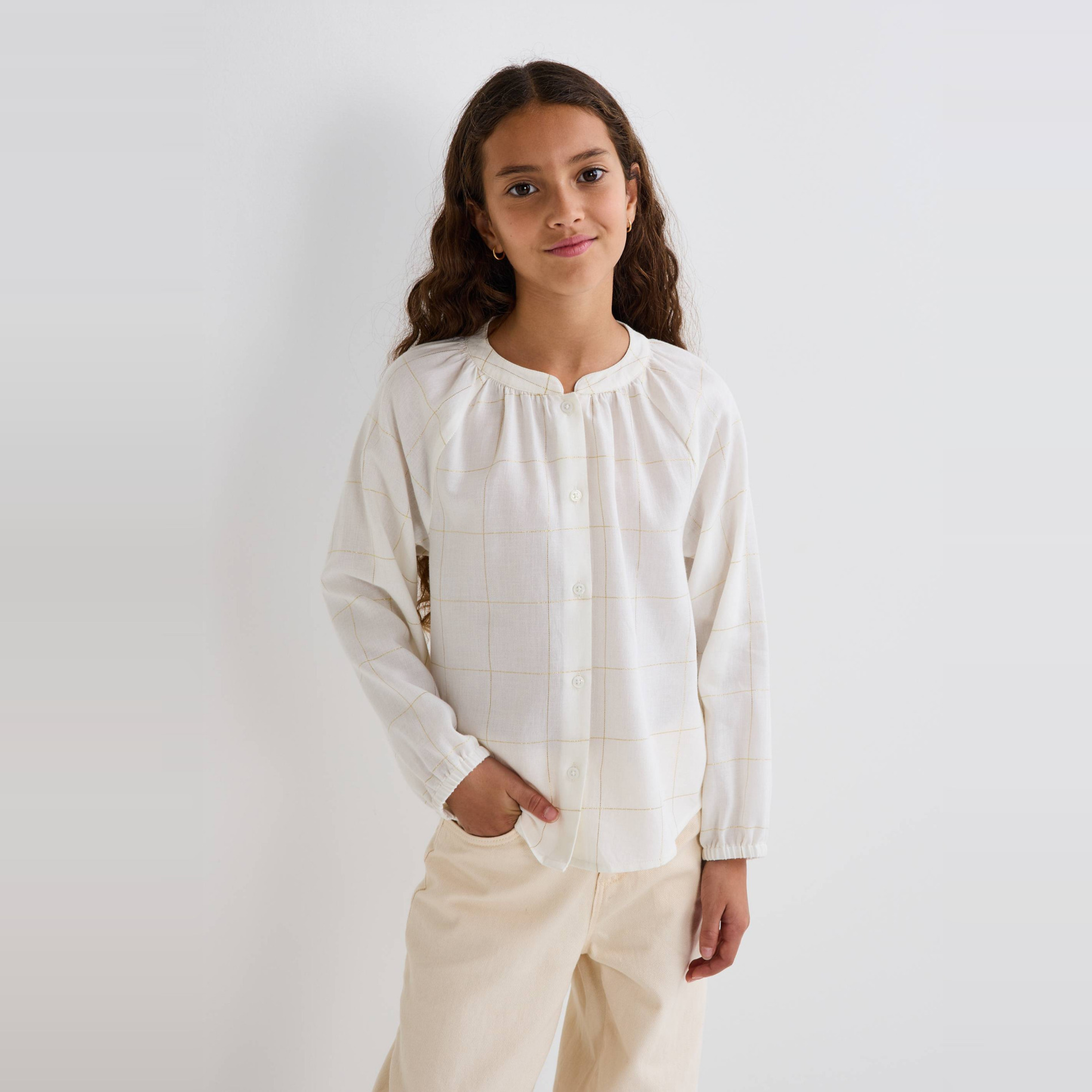 Chemise à carreaux, MONOPRIX