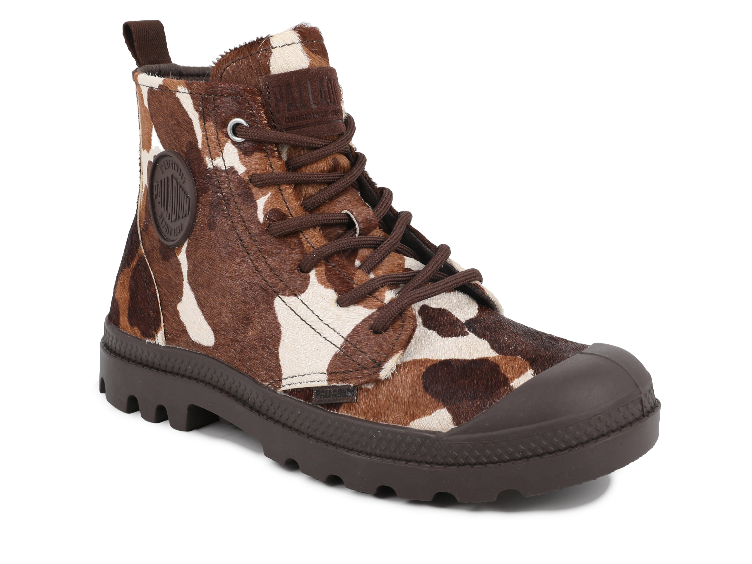 Baskets montantes en suede PAMPA HI ZIP PONY, PALLADIUM
