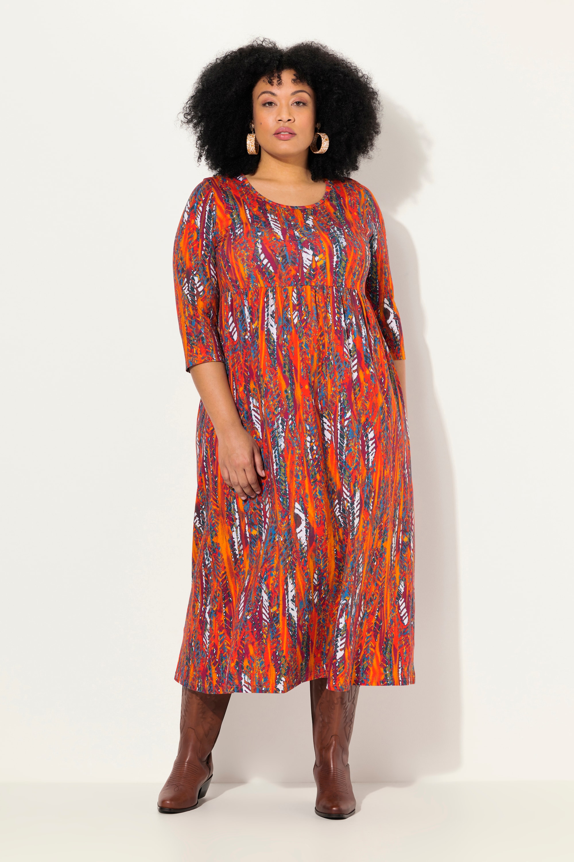 Robe maxi en jersey, ULLA POPKEN