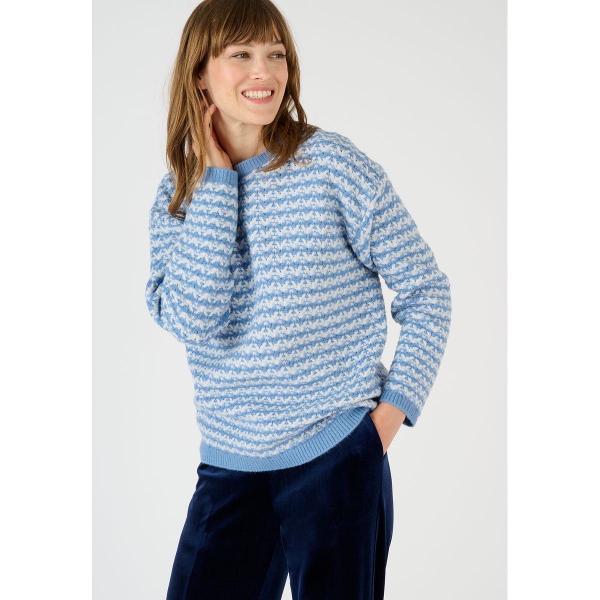 Pull maille fantaisie chaud thermolactyl Damart