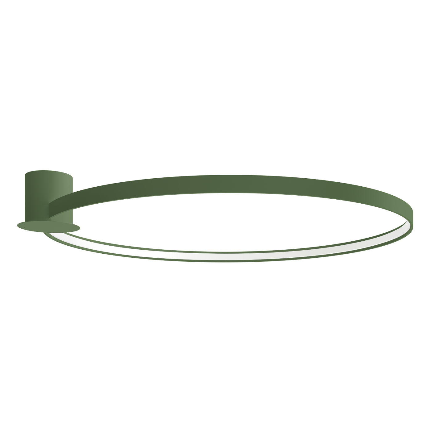Plafonnier Aluminium Vert Olive LED 1 Rio, EDEN