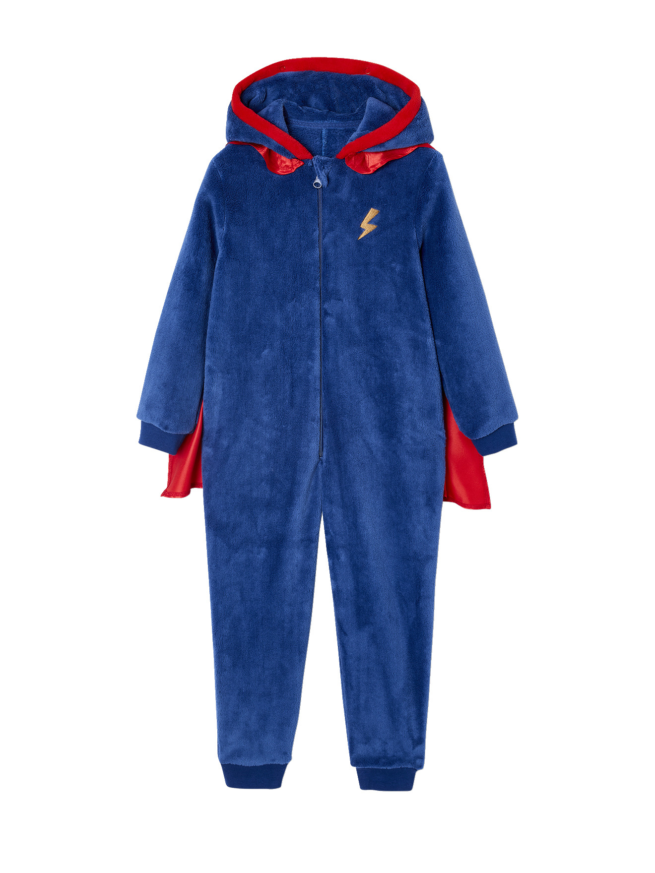 Combi pyjama super héros : cape + masque détachable, VERTBAUDET