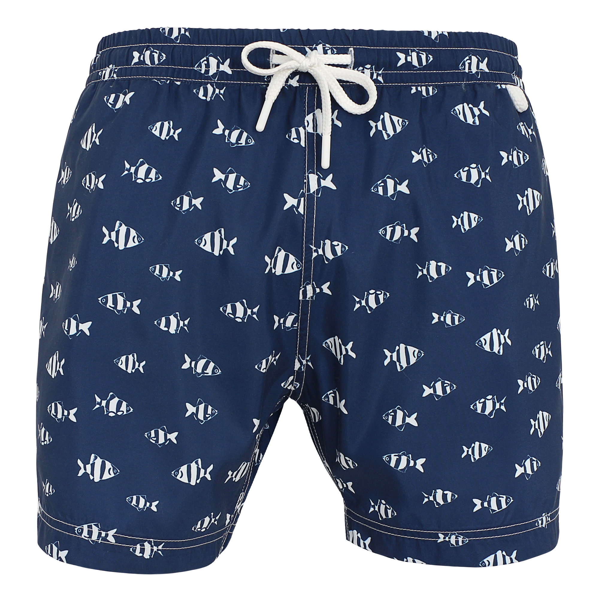 Short de bain MONTAUK 2460 navy fish, LES LOULOUS DE LA PLAGE