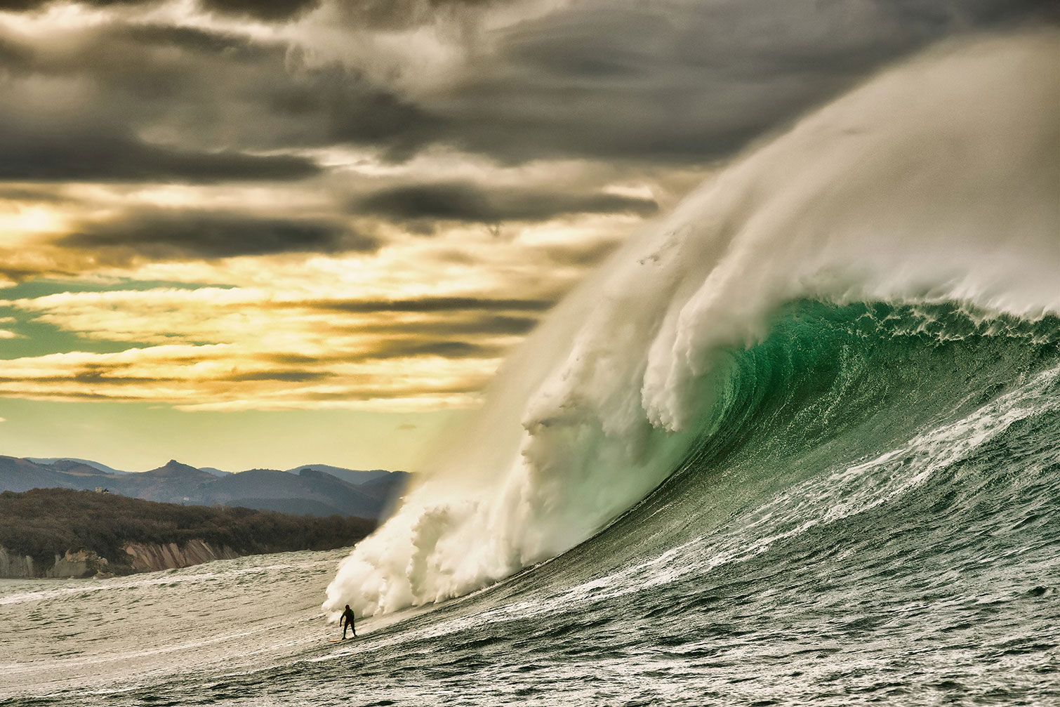 Tableau session surf belharra, HEXOA