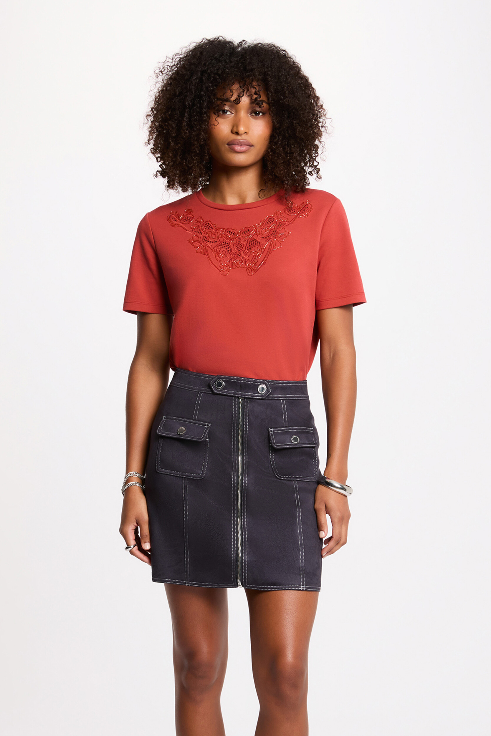 T-shirt manches courtes, MORGAN