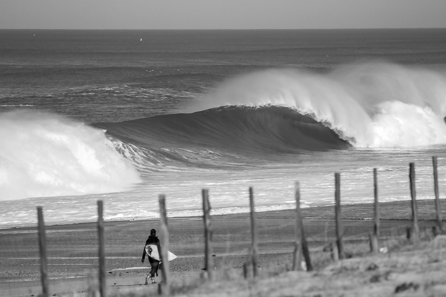 Tableau ocean surf plage landaise, HEXOA