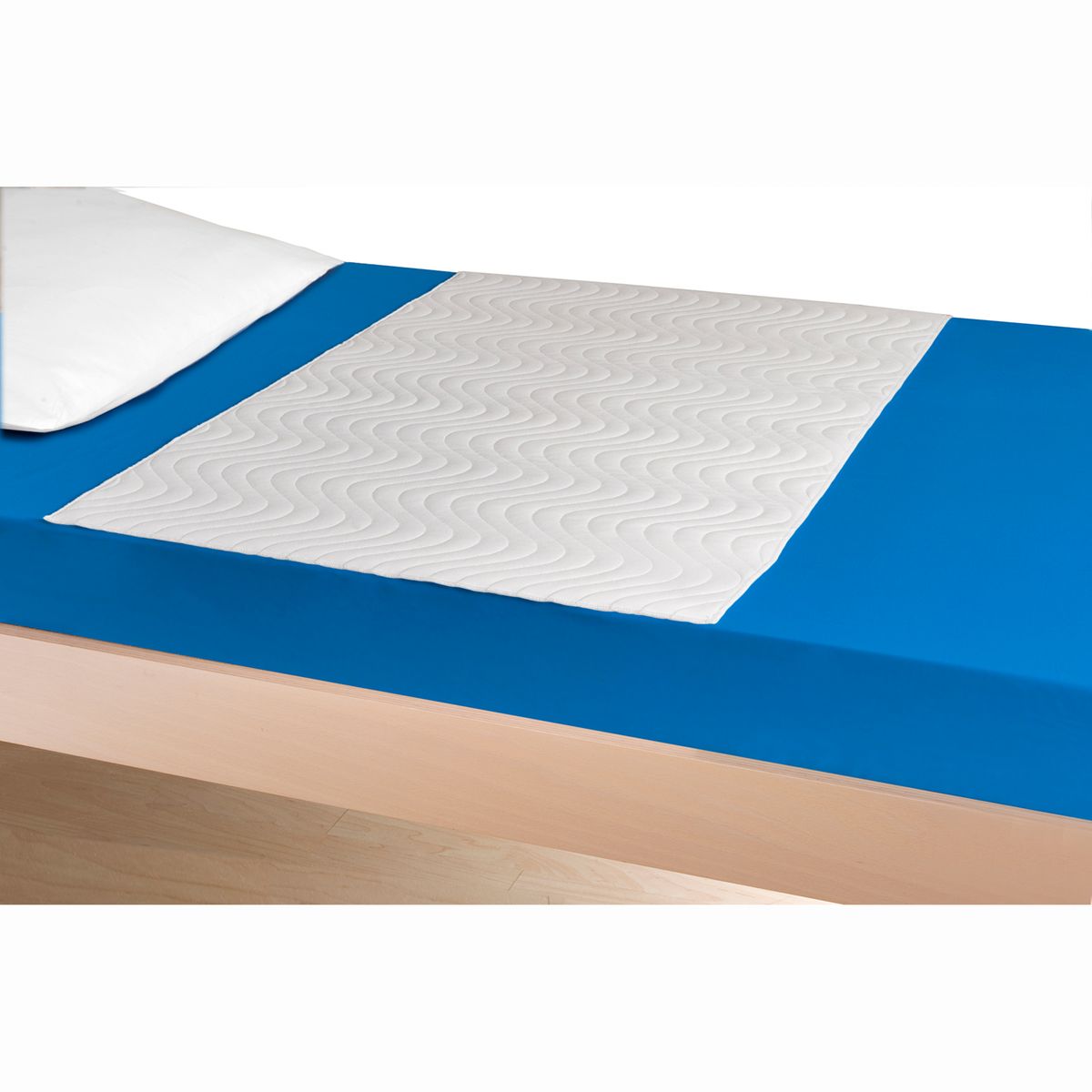 Aolso Alèse Protège Matelas Impermeable 70x90cm Bleu - Pad Incontinence Bébé Enfants Adultes