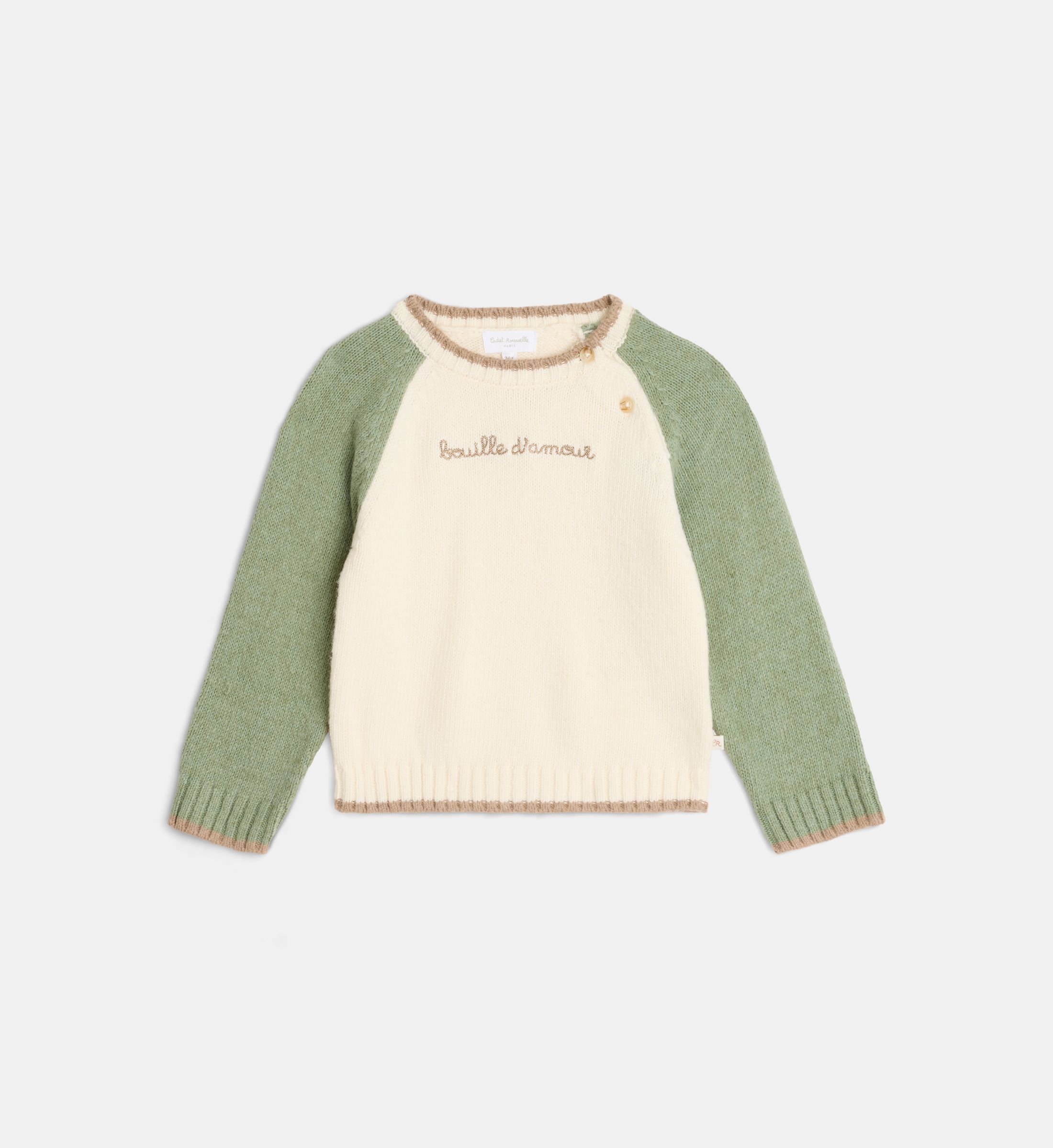 Pull droit titouen coton mélangé, CADET ROUSSELLE