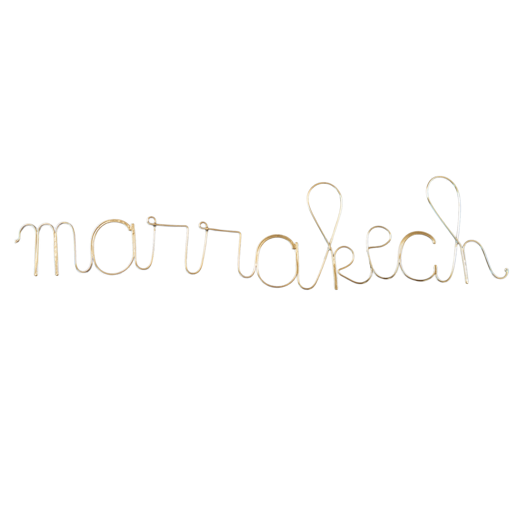 Mot fil de laiton "Marrakech" - LOJI, HOME MAISON