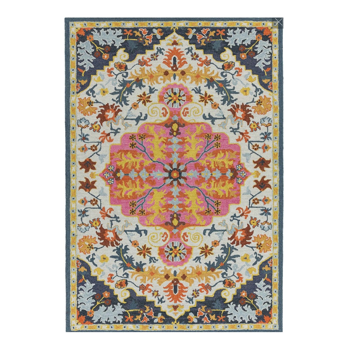 Tapis salon et chambre classique en laine BONDI MEDAILLON, NOVATREND