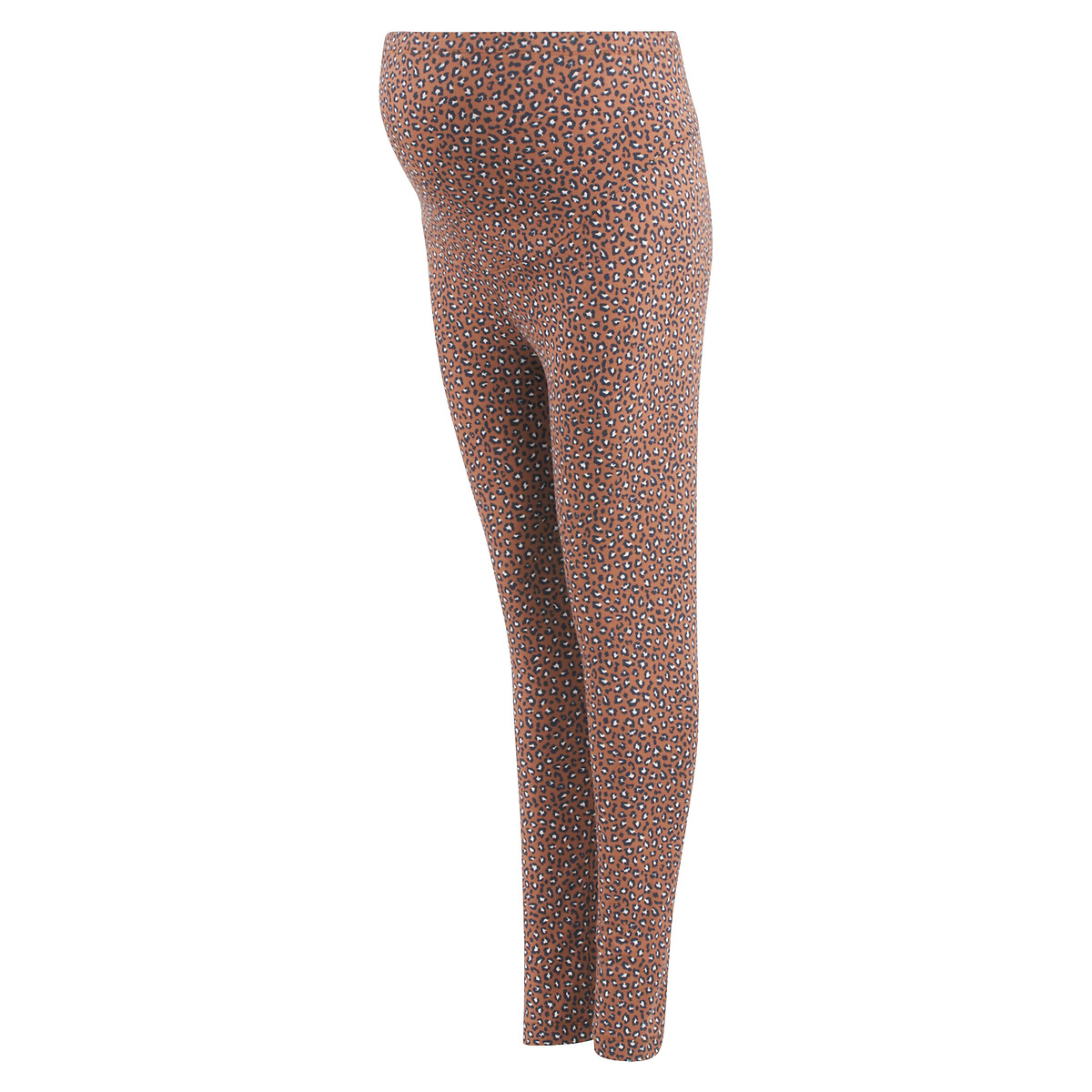 Legging De Grossesse Léopard - Coton Bio Extensible - Confort Ventre Ronde - Taille élastique Longueur Cheville - 4