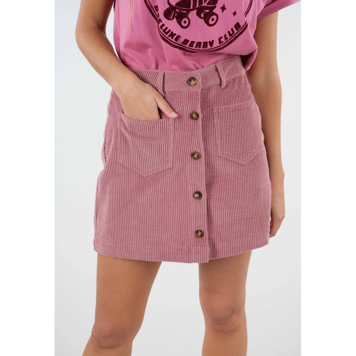 Jupe courte rose pale shop