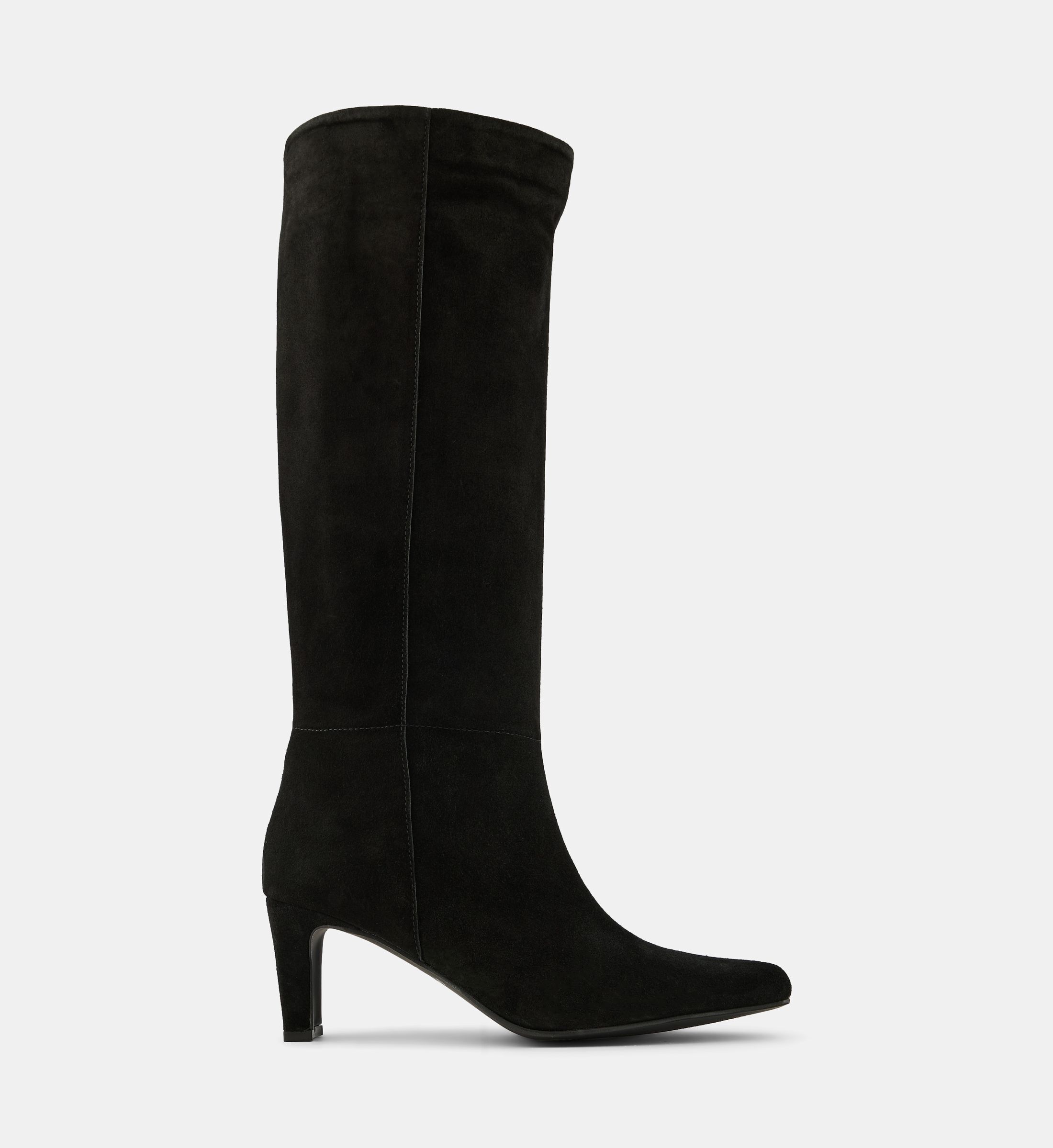 Bottes slouchy candice cuir velours, GALERIES LAFAYETTE