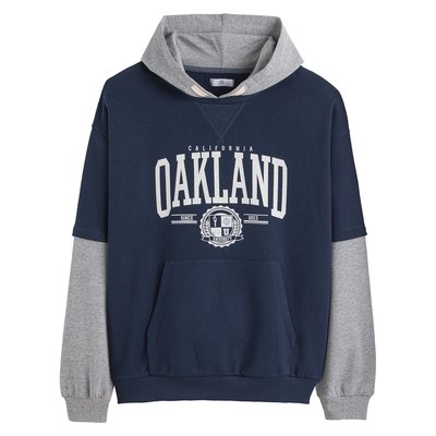 Oversized hoodie campus in molton, unisex LA REDOUTE COLLECTIONS