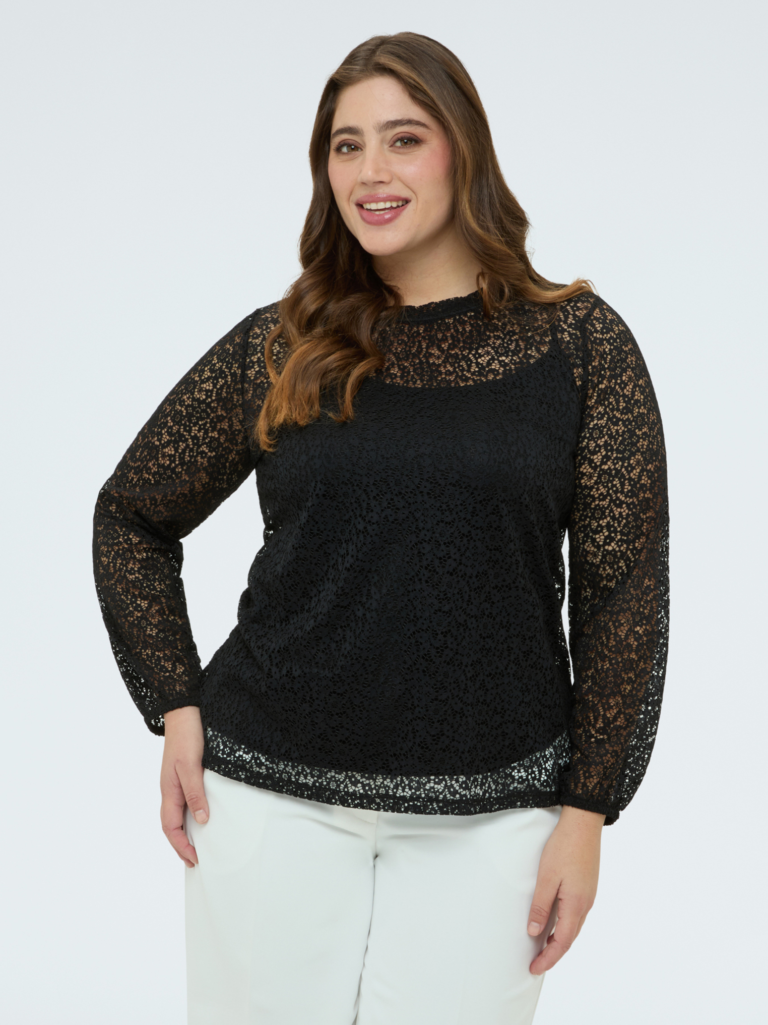 T-shirt ajouré, FIORELLA RUBINO