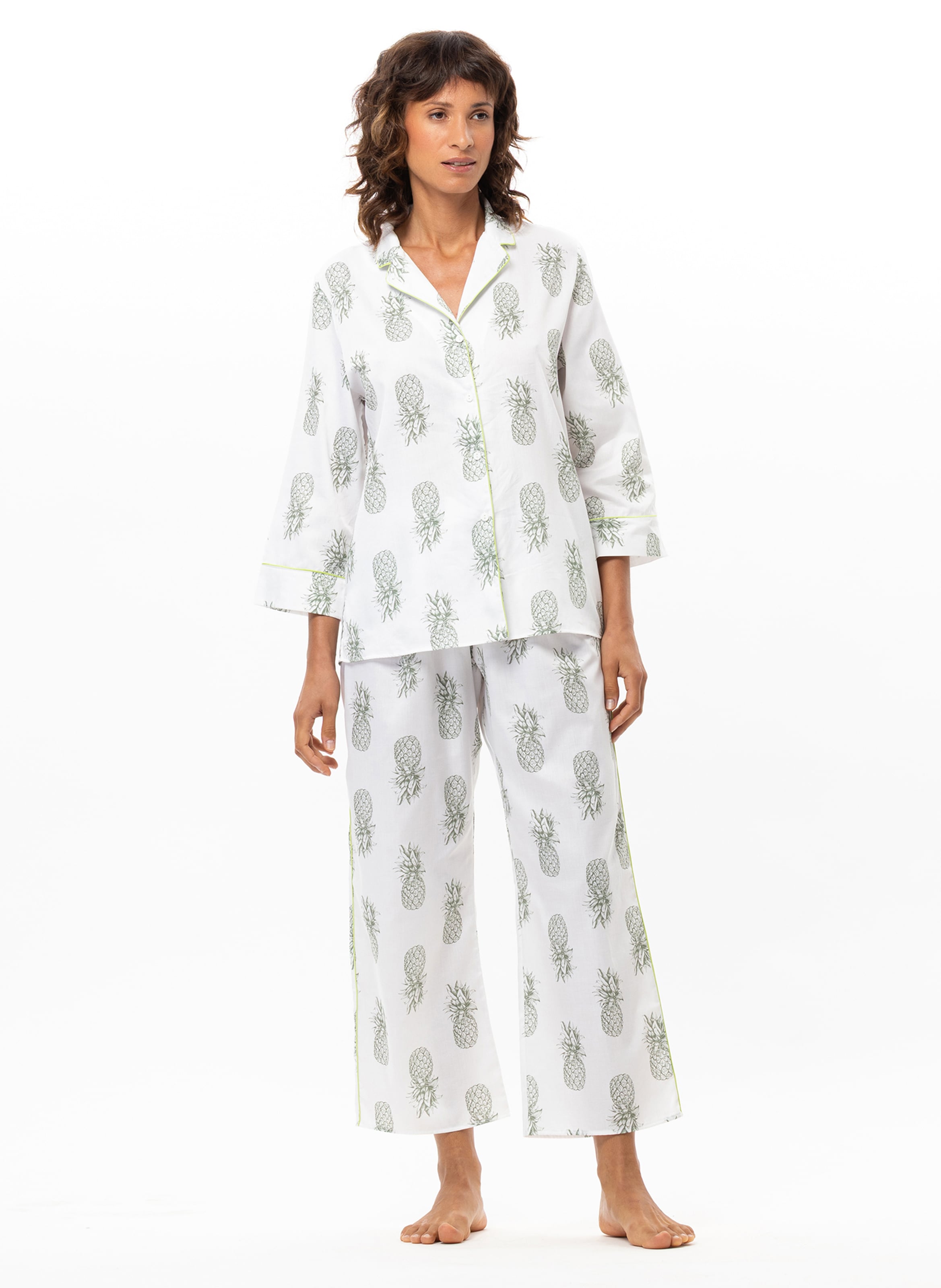 Pyjama boutonné en coton ACAPULCO 206, LE CHAT