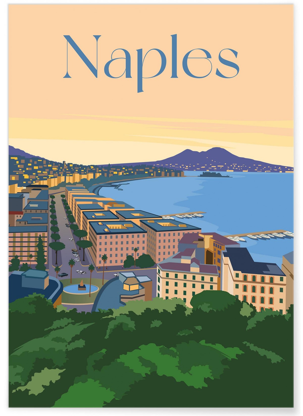 Affiche ville Naples, L'AFFICHERIE