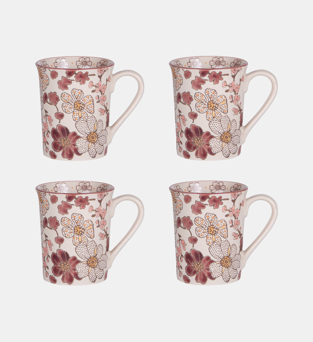 Coffret De 4 Mugs, TABLE PASSION