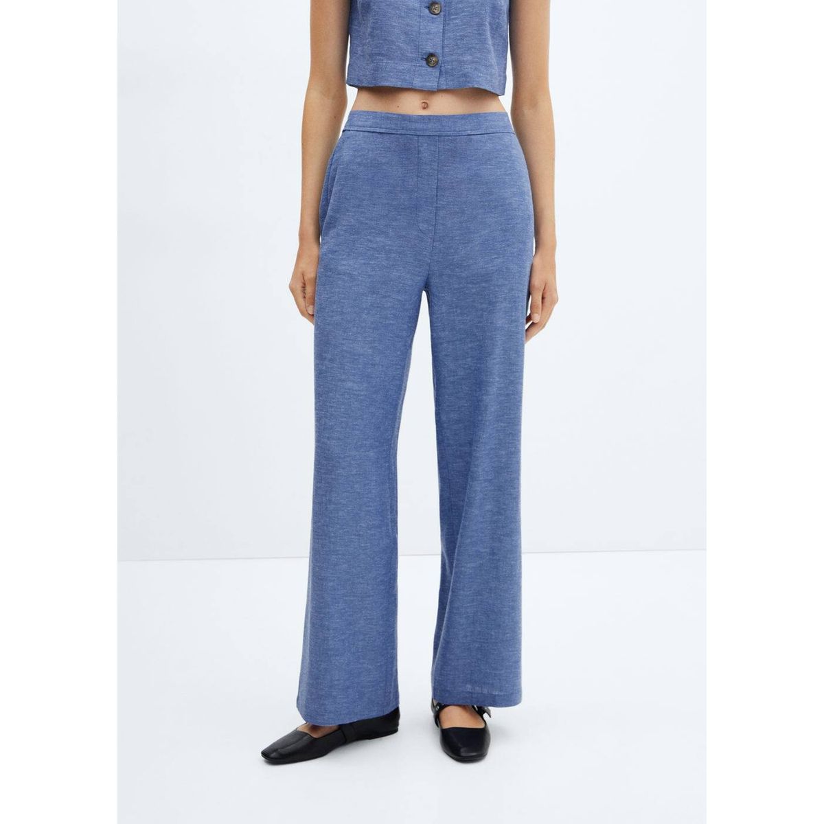 Pantalon lin femme online la redoute