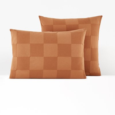 Agathe Checkerboard 100% Cotton Pillowcase LA REDOUTE INTERIEURS