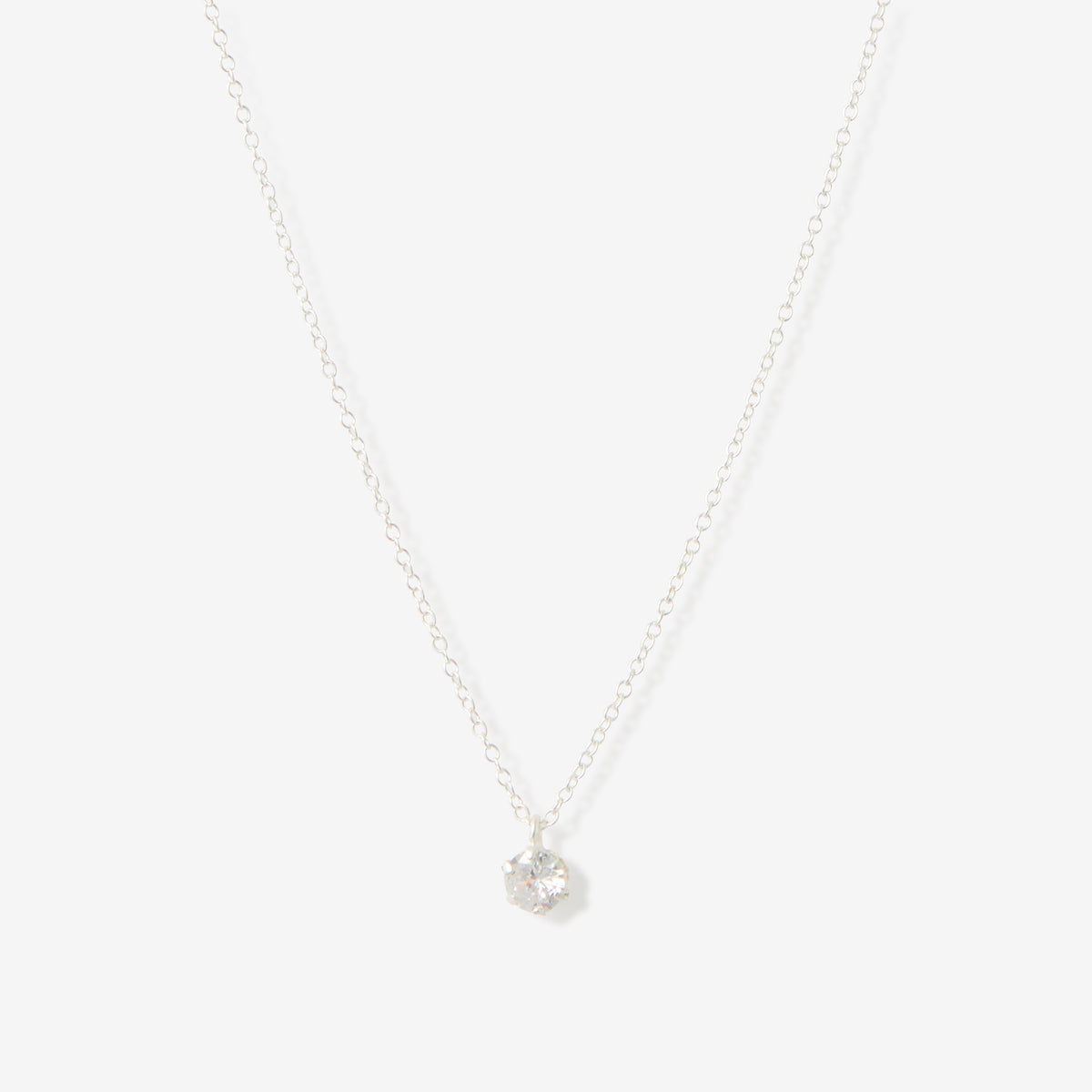 Collier pendentif zircon - argent garanti 925, BALABOOSTE