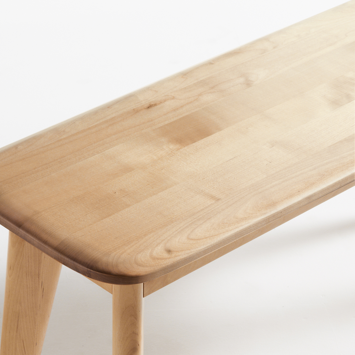 Product photograph of Jimi Solid Birch Bench from La Redoute UK