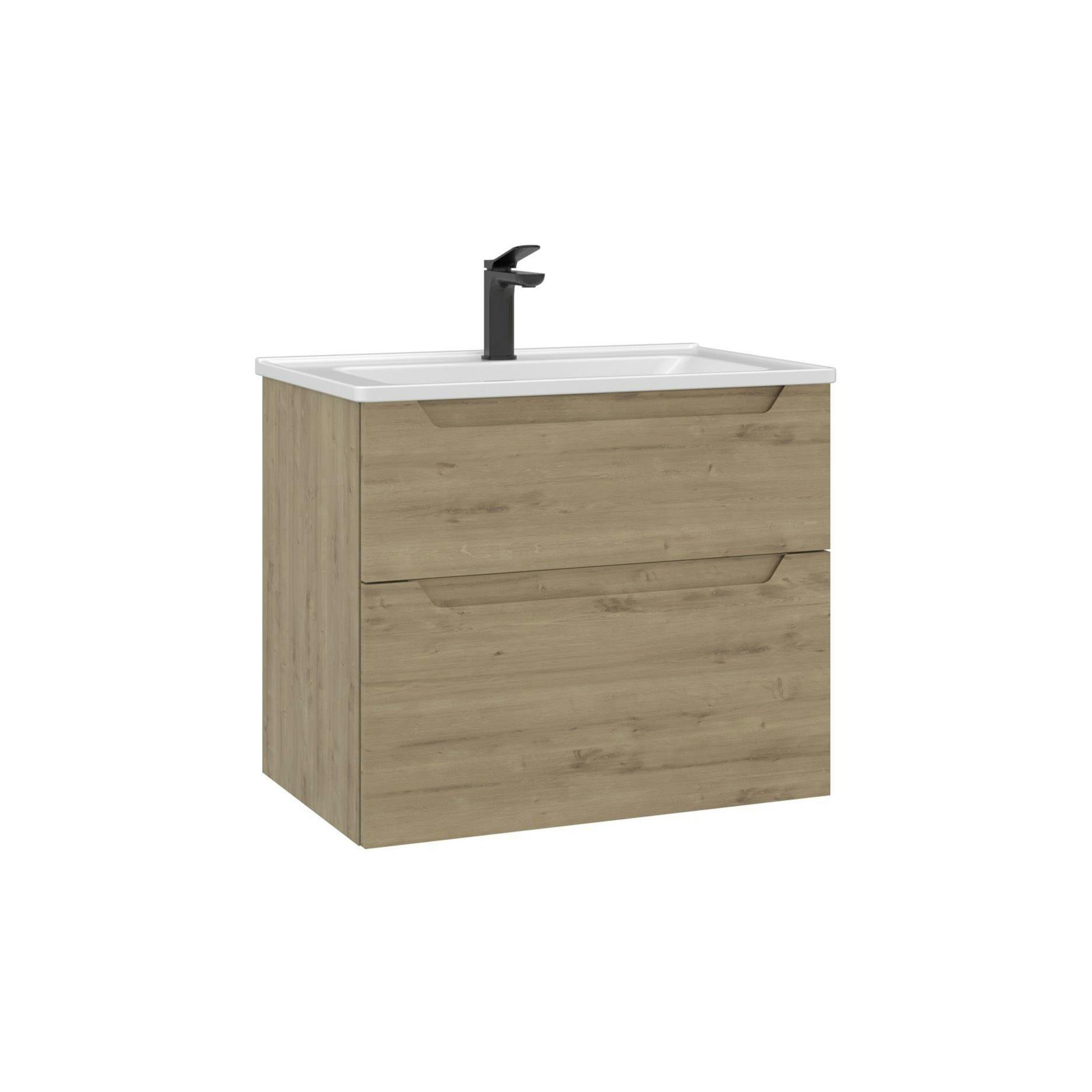 Meuble vasque suspendu moderne 65 cm ELYO, PIER IMPORT