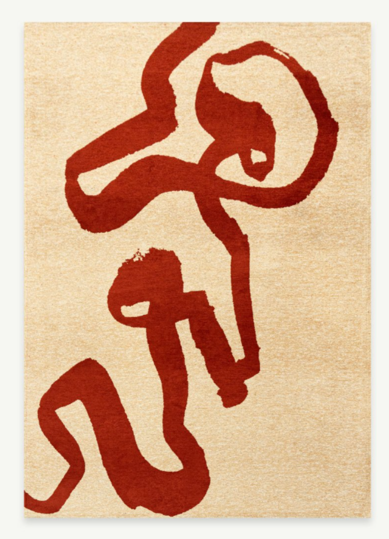 Tapis salon et chambre moderne tissé plat RIBBON - Louis de Poortere, NOVATREND