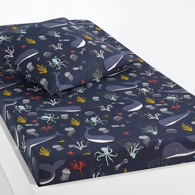 Melvil Ocean 100% Cotton Child's Fitted Sheet LA REDOUTE INTERIEURS