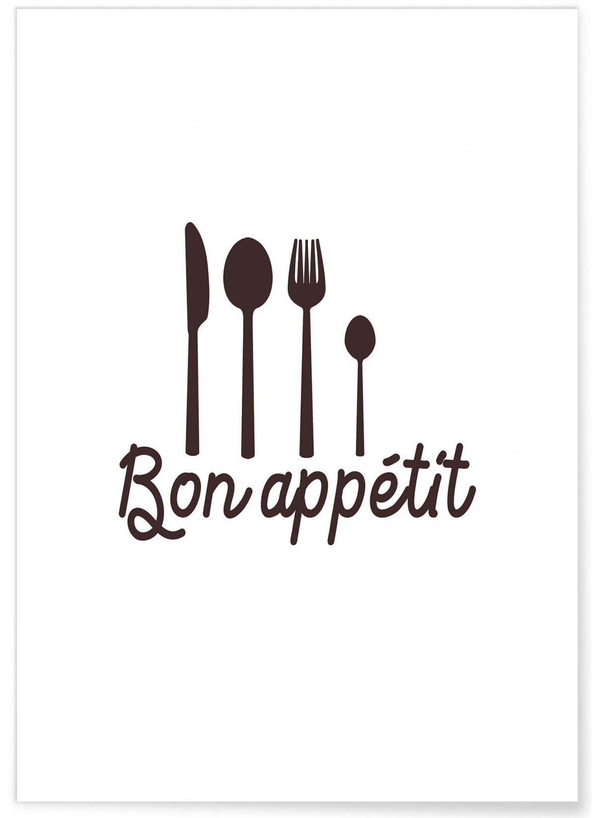 Affiche 'Bon appétit 2', L'AFFICHERIE