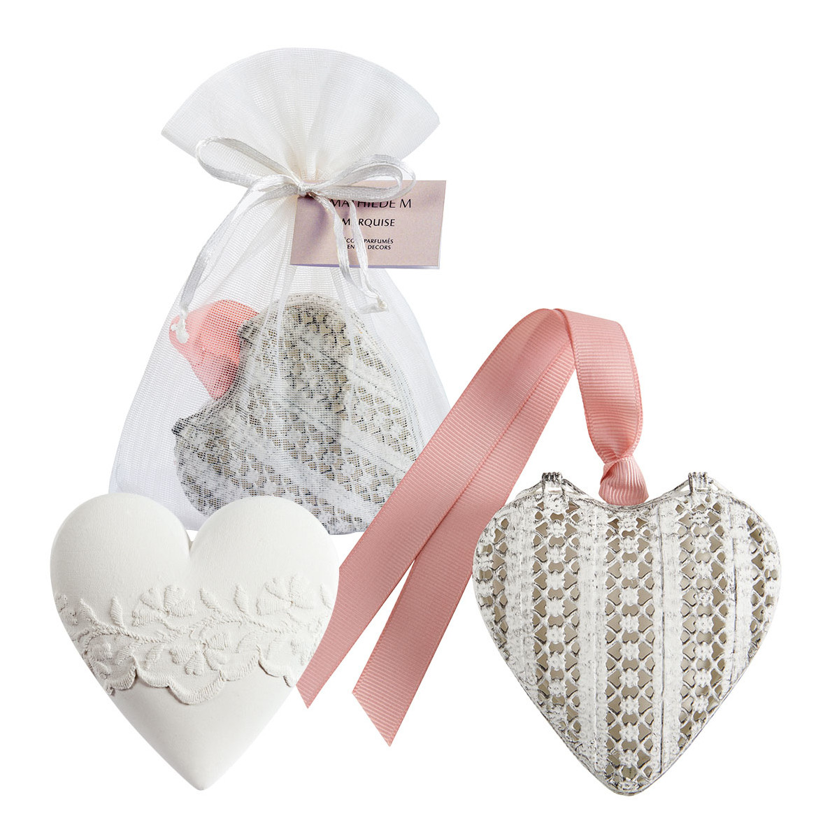 Boîte Cœur et décor parfumé - Marquise, MATHILDE M