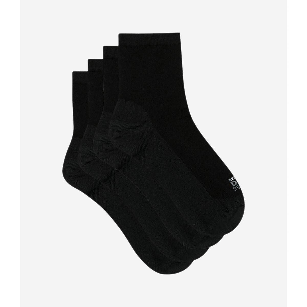 Image of Pack of 2 Pairs of Thermo Ultra Resist Crew Socks in Cotton Mix
