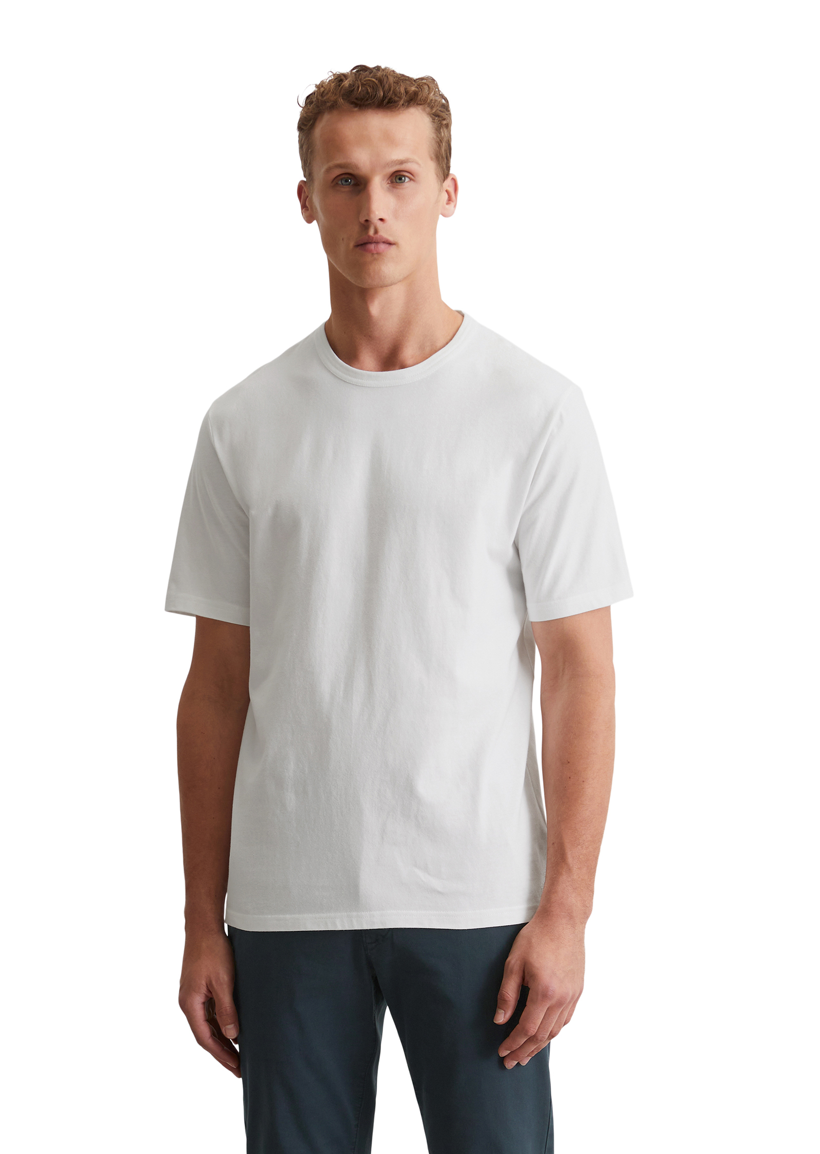 T-shirt regular en coton bio de qualité supérieure, MARC O'POLO
