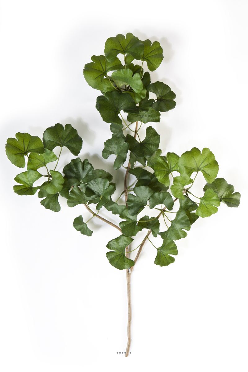 Branche de Ginkgo artificiel 60 cm 52 feuille, ARTIFICIELLES