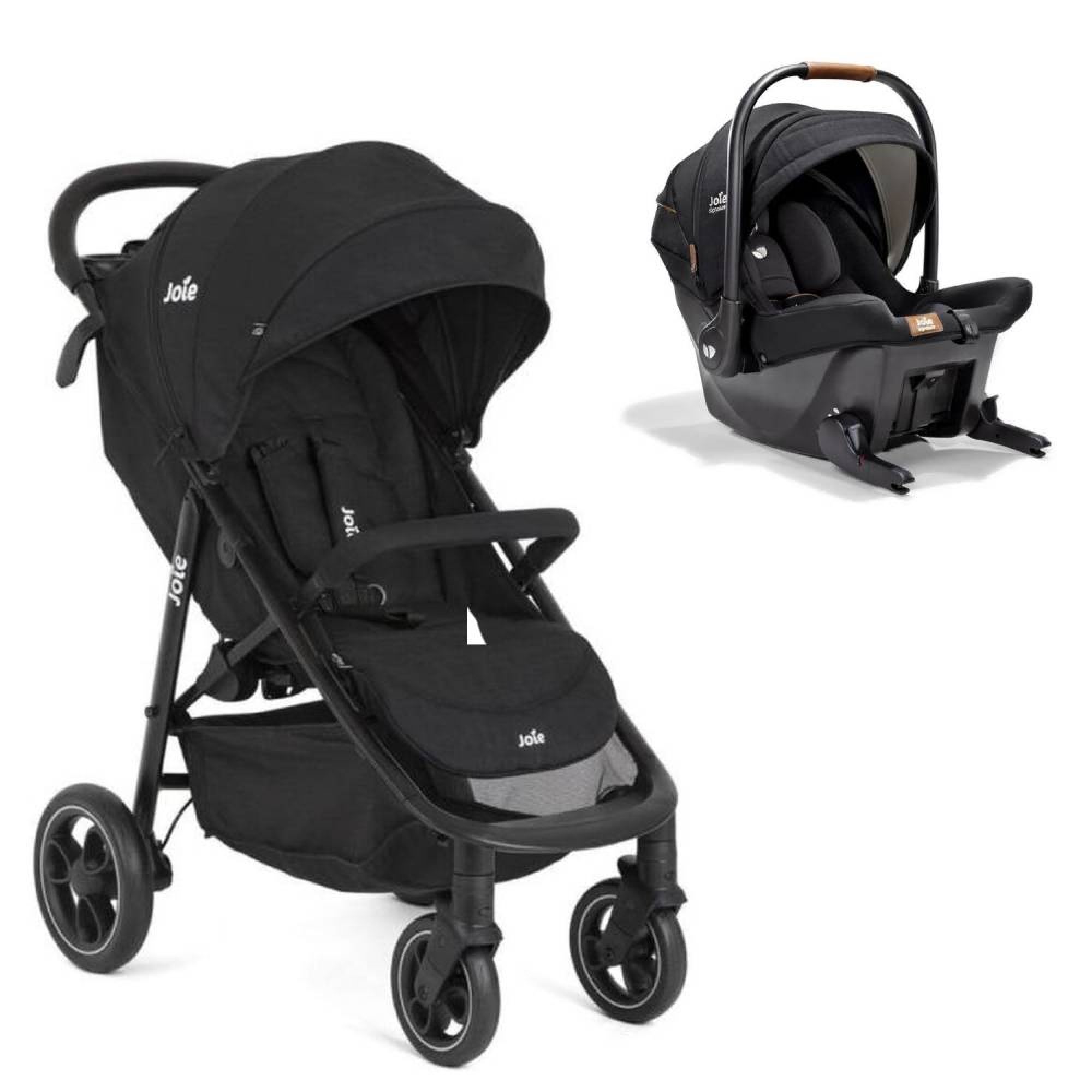 Poussette duo poussette Litetrax Shale + siège auto Sprint Eclipse, JOIE