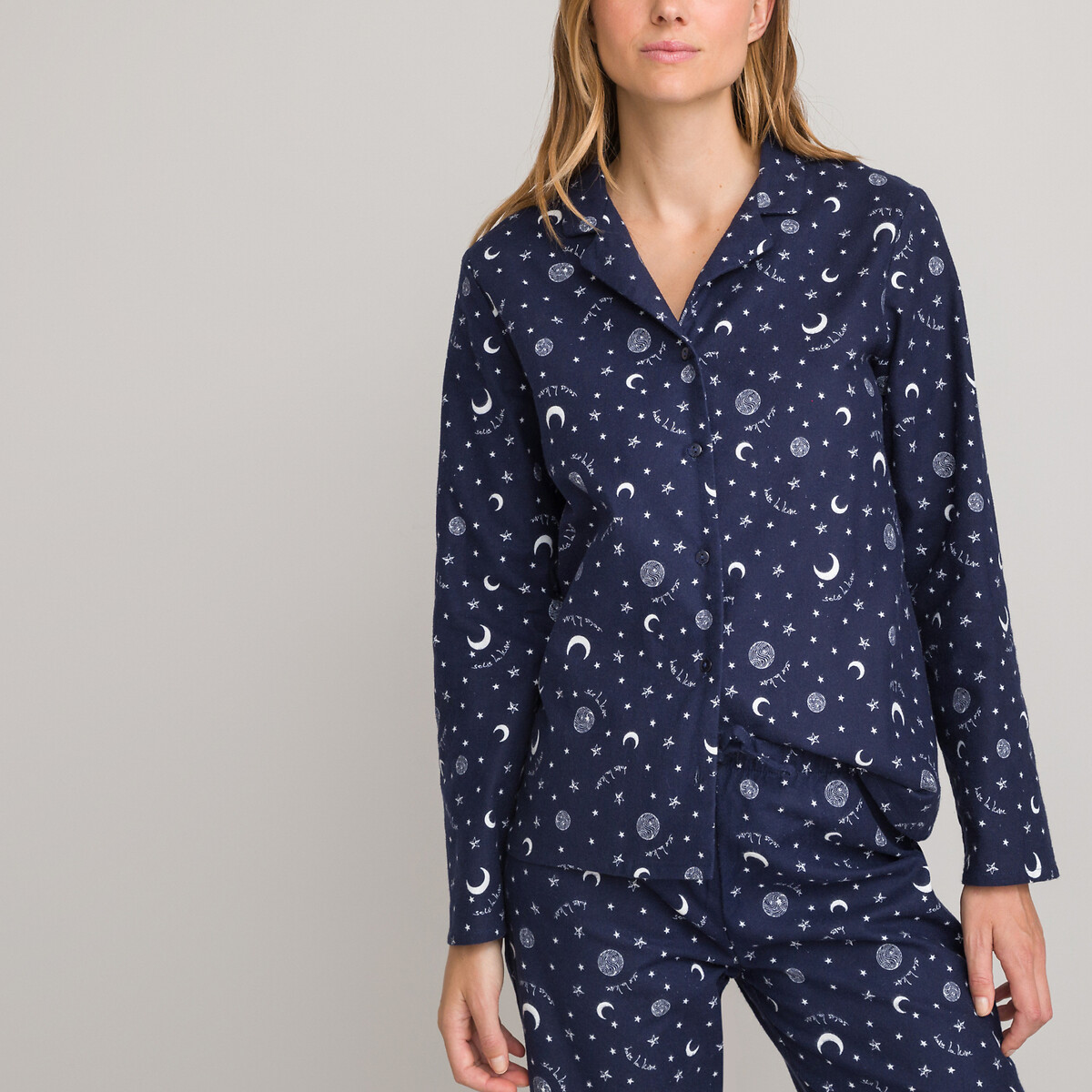 Pyjama en pilou, imprimé motif astral La Redoute Collections imprimé