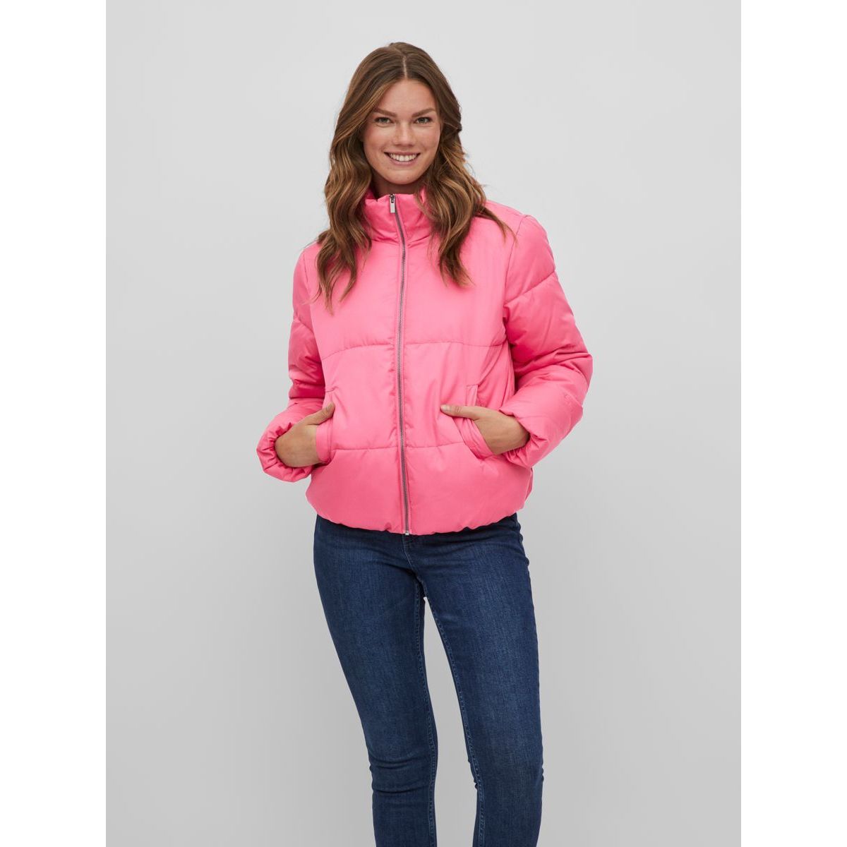 Manteau hiver femme cheap rose