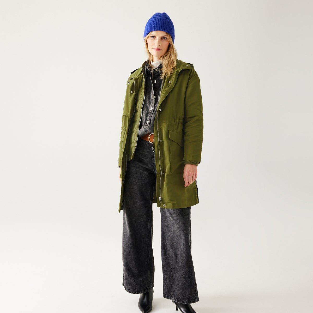 Promod best sale manteau vert