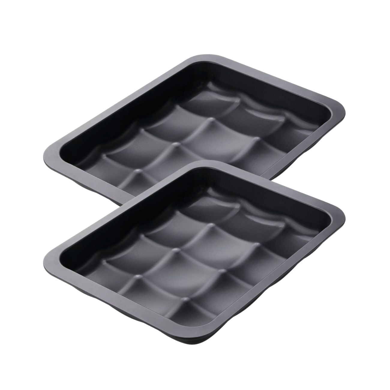 Lot de 2 moules à gâteaux 36/27/5 cm Black metallic Black, ZENKER