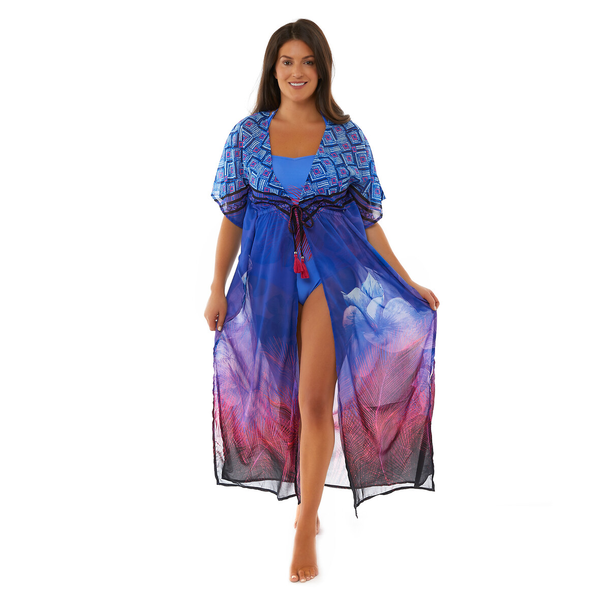 Eleanor florence maxi kaftan s/m , pink 