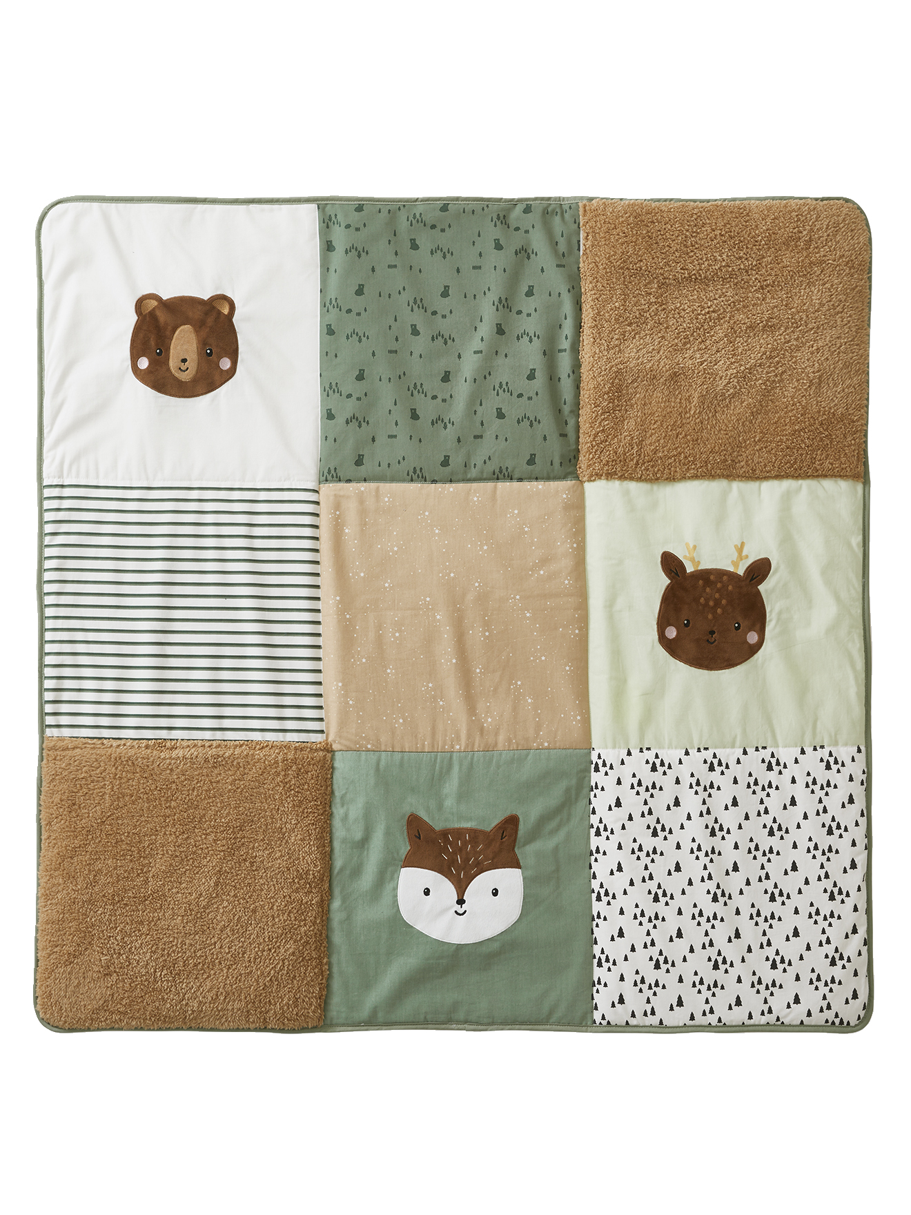 Tapis de sol matelassé GREEN FOREST, VERTBAUDET