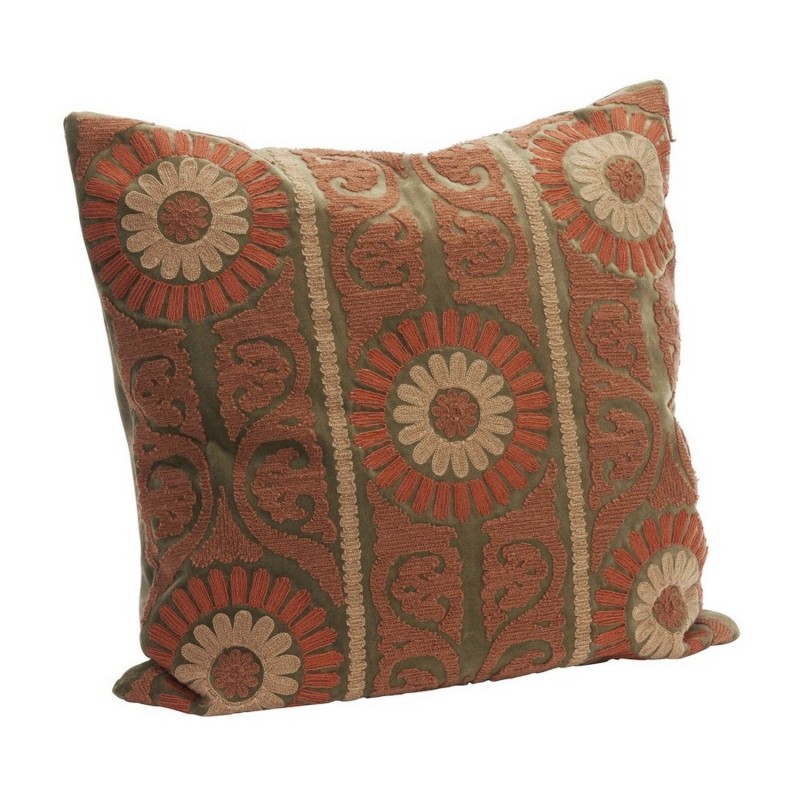 Housse de coussin broderie florale suzani velours, MADAM STOLTZ