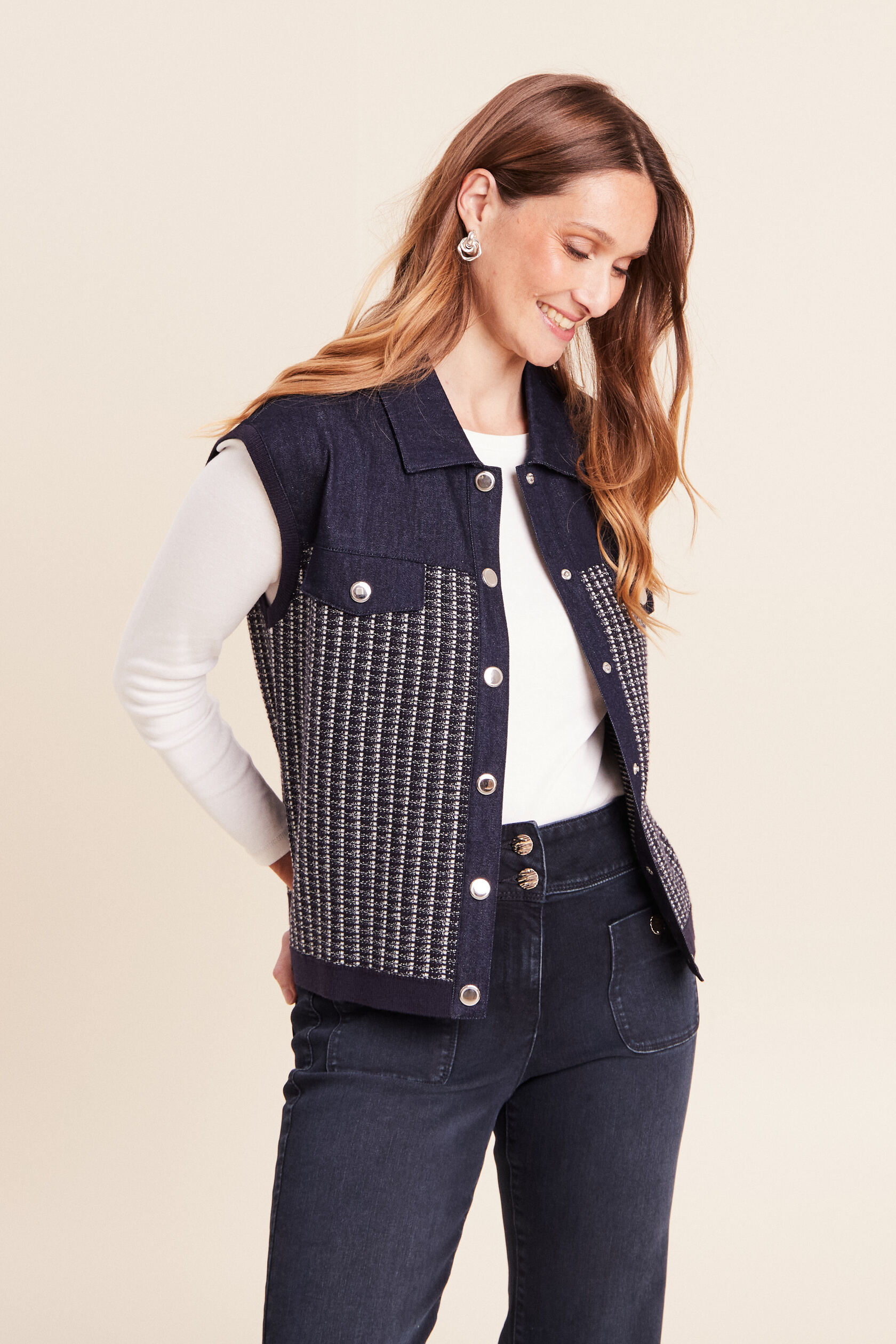 Veste sans manches col chemise, BREAL